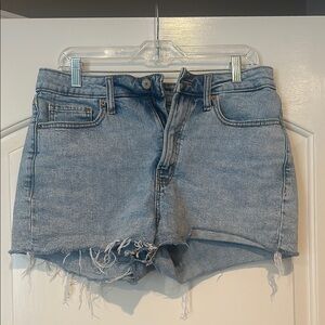 Women's Light Blue Denim Shorts